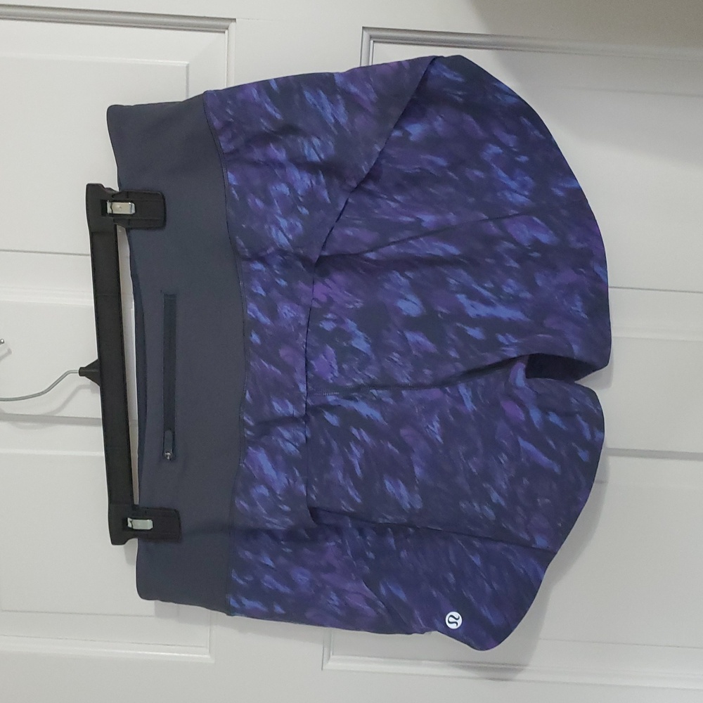 NWT lululemon Speed Up MR Shorts 4in Sz 10 Grey/Purple - Picture 2 of 3